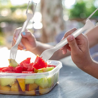 SwiftSlice™ | Stainless Steel 2-in-1 Fruit Cutter