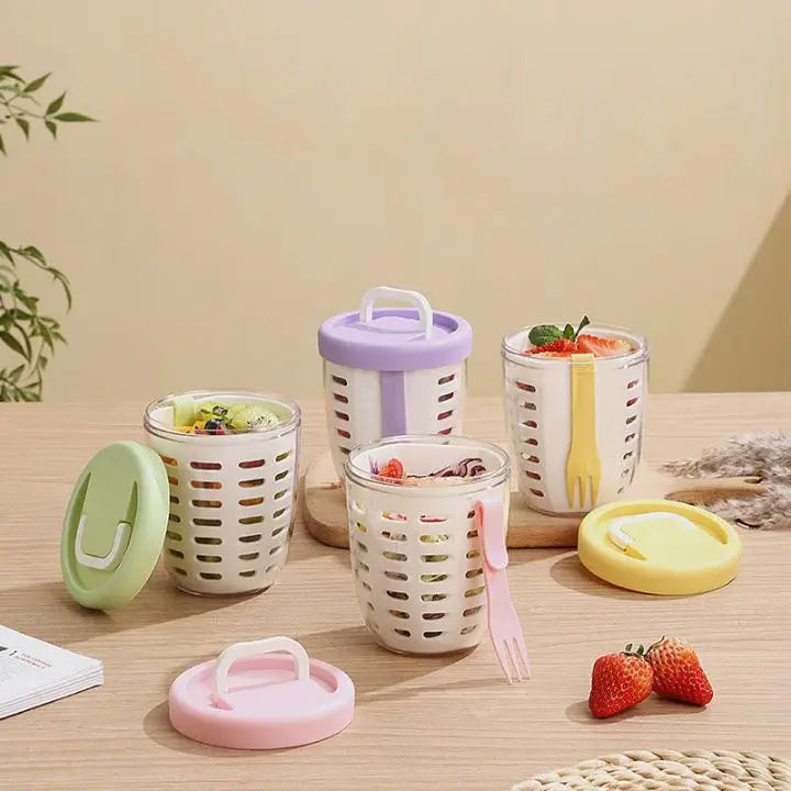 On-the-Go Freshness with Elegant Snack Storage Solution