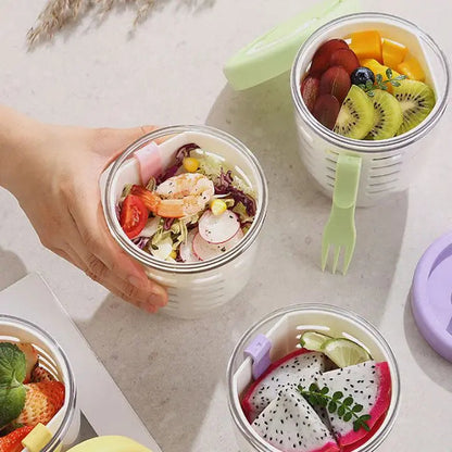 On-the-Go Freshness with Elegant Snack Storage Solution