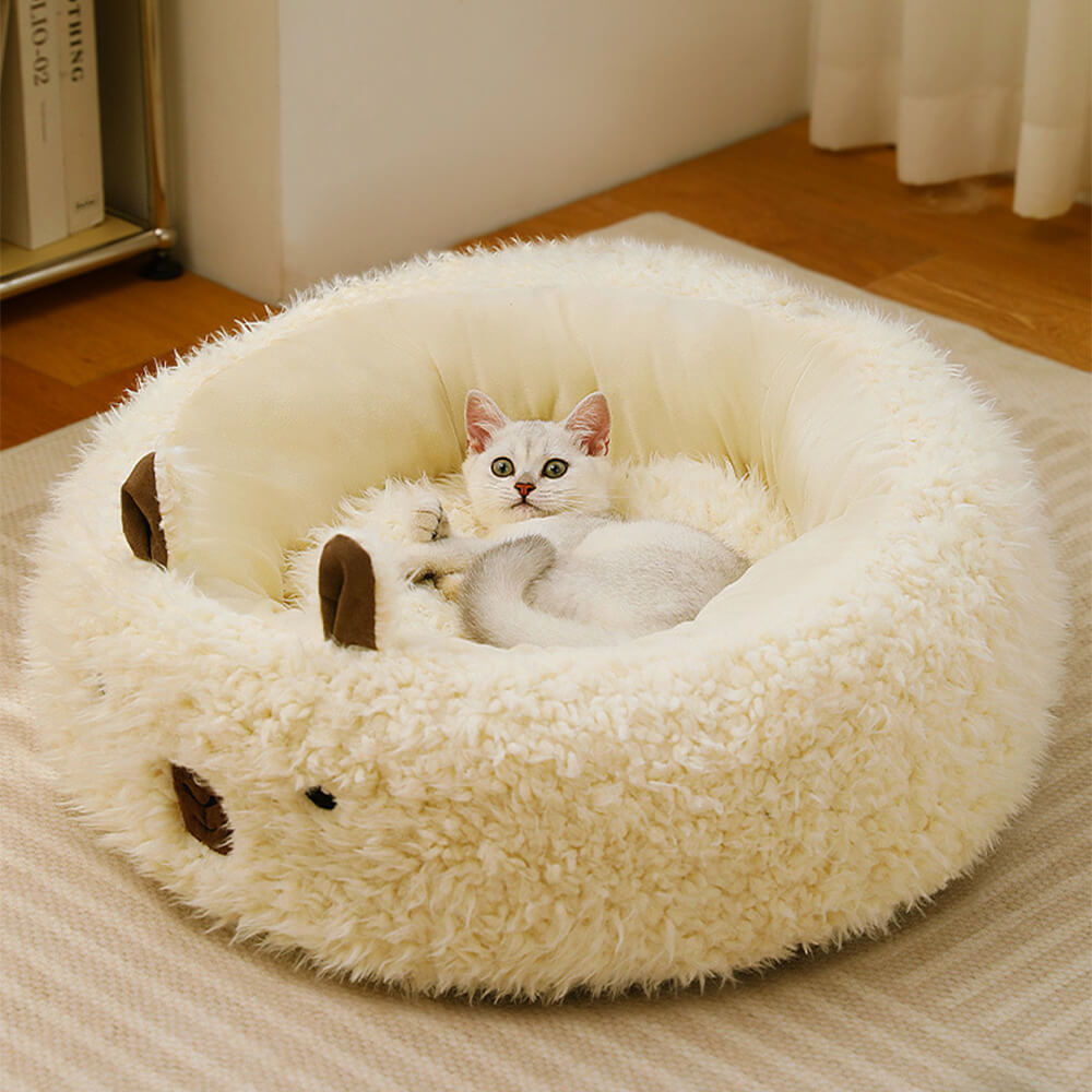 Winter Comfort Dog Beds Inspired by Alpaca Design
