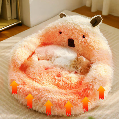 Winter Comfort Dog Beds Inspired by Alpaca Design