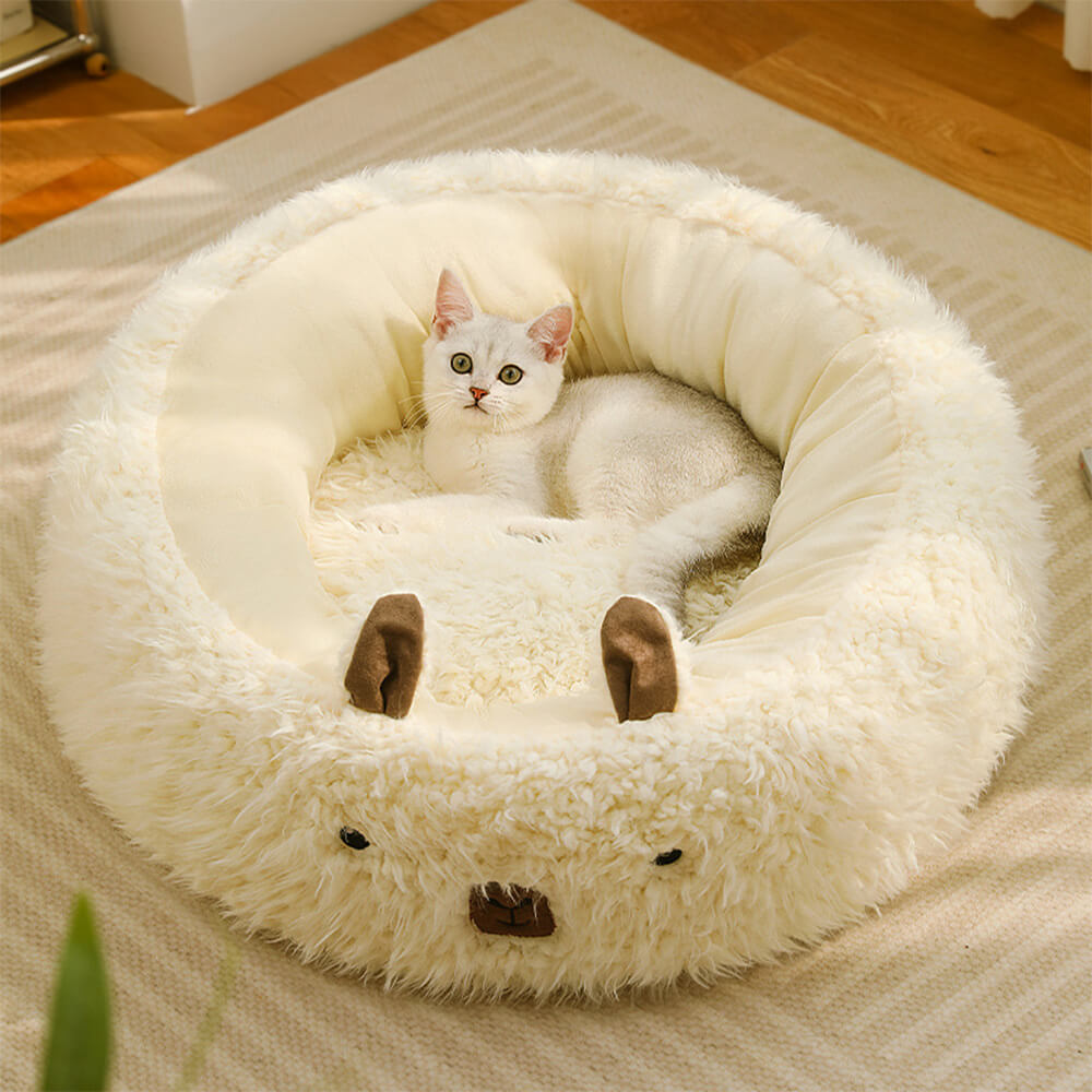 Winter Comfort Dog Beds Inspired by Alpaca Design