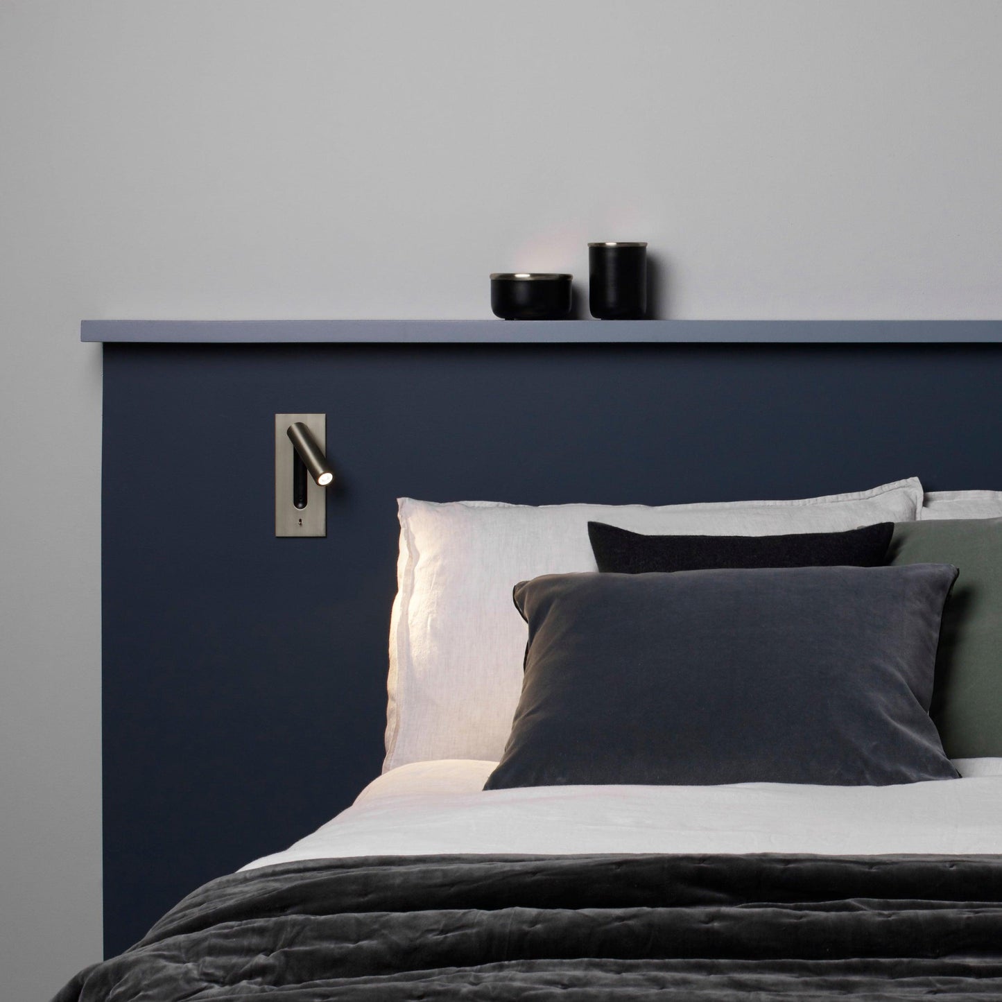 Contemporary Wall-Mounted Bedside Lamp with Adjustable LED Light