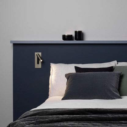 Contemporary Wall-Mounted Bedside Lamp with Adjustable LED Light