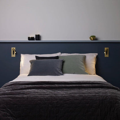 Contemporary Wall-Mounted Bedside Lamp with Adjustable LED Light