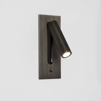 Contemporary Wall-Mounted Bedside Lamp with Adjustable LED Light