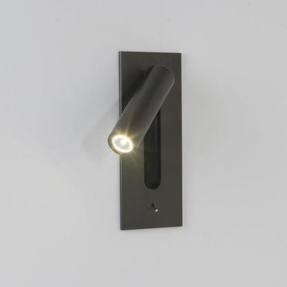 Contemporary Wall-Mounted Bedside Lamp with Adjustable LED Light