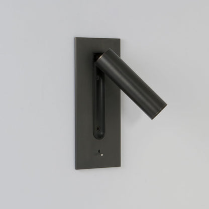 Contemporary Wall-Mounted Bedside Lamp with Adjustable LED Light
