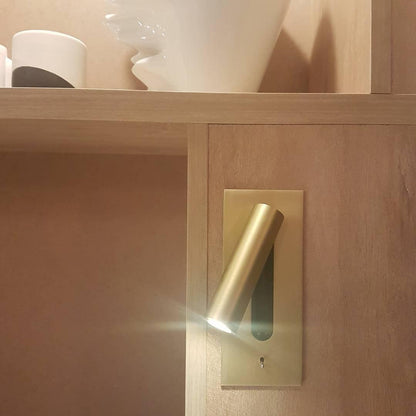 Contemporary Wall-Mounted Bedside Lamp with Adjustable LED Light