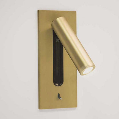 Contemporary Wall-Mounted Bedside Lamp with Adjustable LED Light