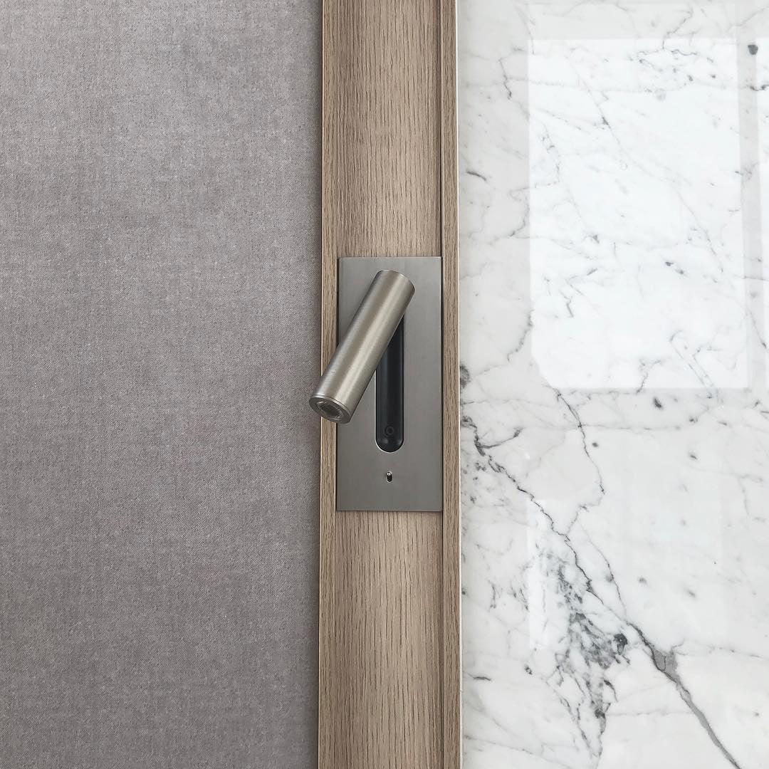 Contemporary Wall-Mounted Bedside Lamp with Adjustable LED Light