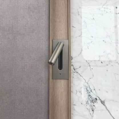 Contemporary Wall-Mounted Bedside Lamp with Adjustable LED Light