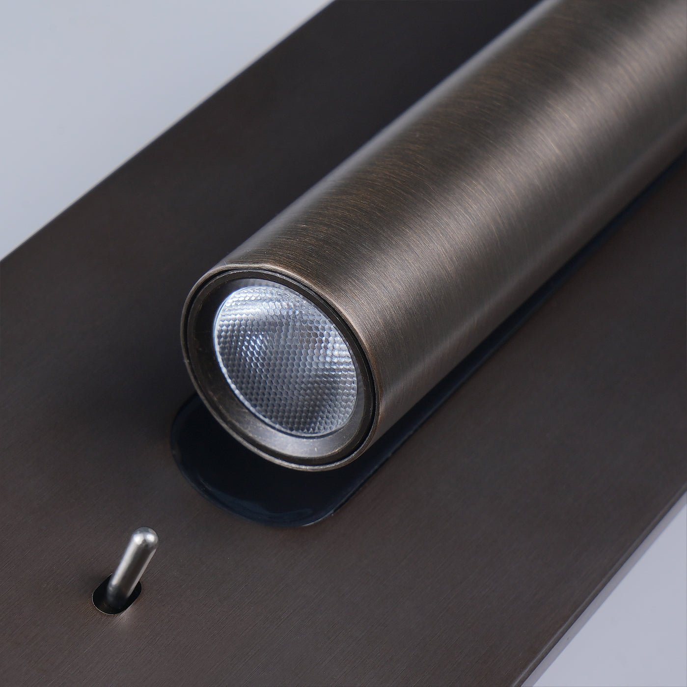 Contemporary Wall-Mounted Bedside Lamp with Adjustable LED Light