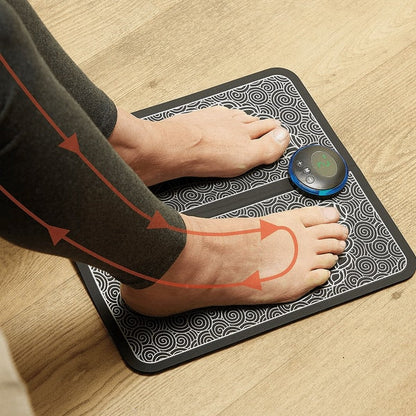 Revitalizing Foot Massager | EMS Therapy Mat for Home Relaxation