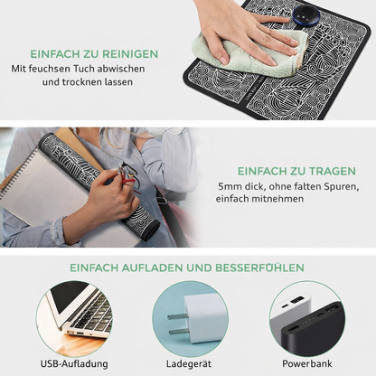 Revitalizing Foot Massager | EMS Therapy Mat for Home Relaxation