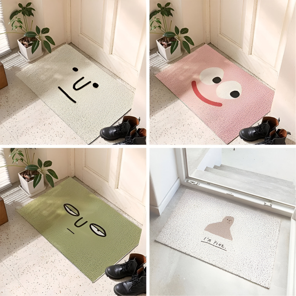 Charming Entryway Mat | Non-Slip Safety Design | Dirt & Moisture Absorbent