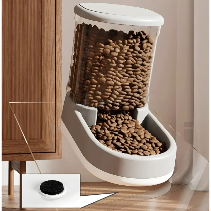 Smart Pet Feeder & Water Dispenser Duo for Cats and Small Dogs