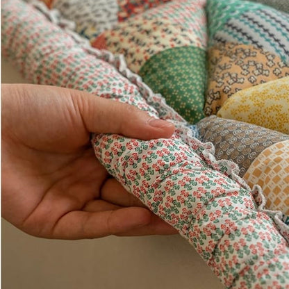 Vibrant Vintage-Inspired Sofa Protector Cover