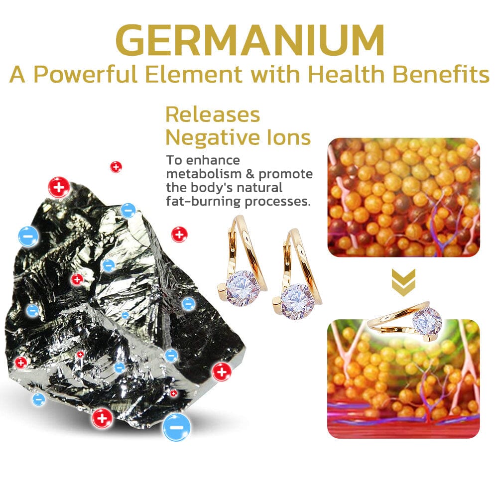 Germanium Earrings for Lymphatic Health - Halolux Style