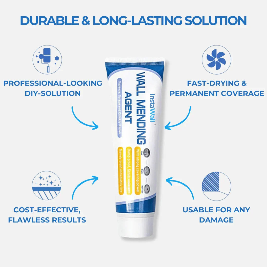 QuickFix Wall Repair Compound with Precision Tip | Fast-Drying for Smooth Finish | Ideal for Plaster, Concrete & Painted Surfaces
