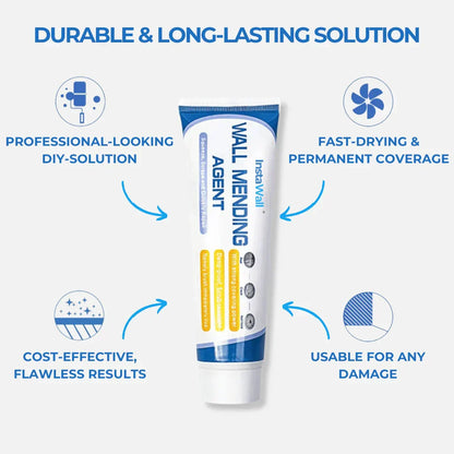 QuickFix Wall Repair Compound with Precision Tip | Fast-Drying for Smooth Finish | Ideal for Plaster, Concrete & Painted Surfaces