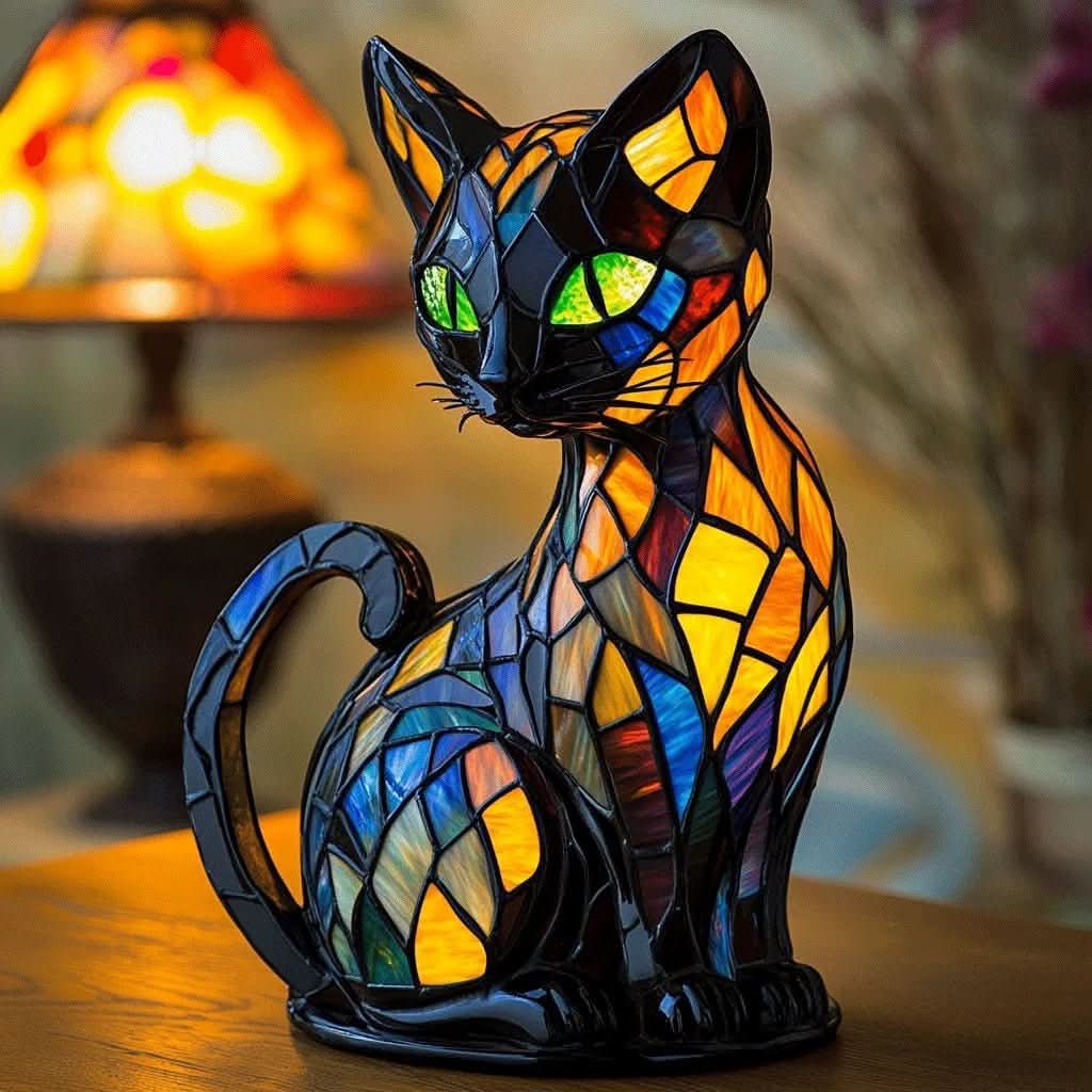 Whimsical Night Light for Cats