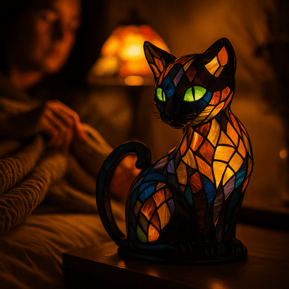 Whimsical Night Light for Cats