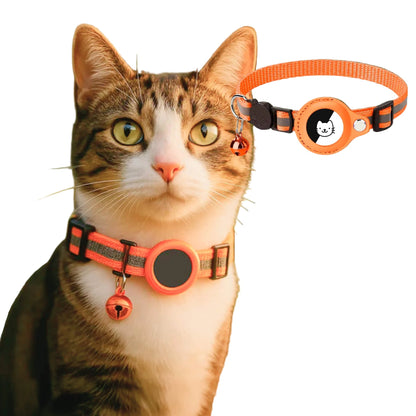 Smart Cat Collar with GPS Tracker | Adjustable & Reflective