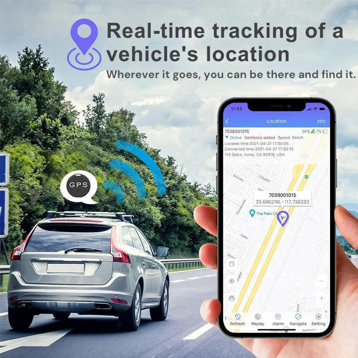 Real-Time GPS Tracker with Magnetic Attachment