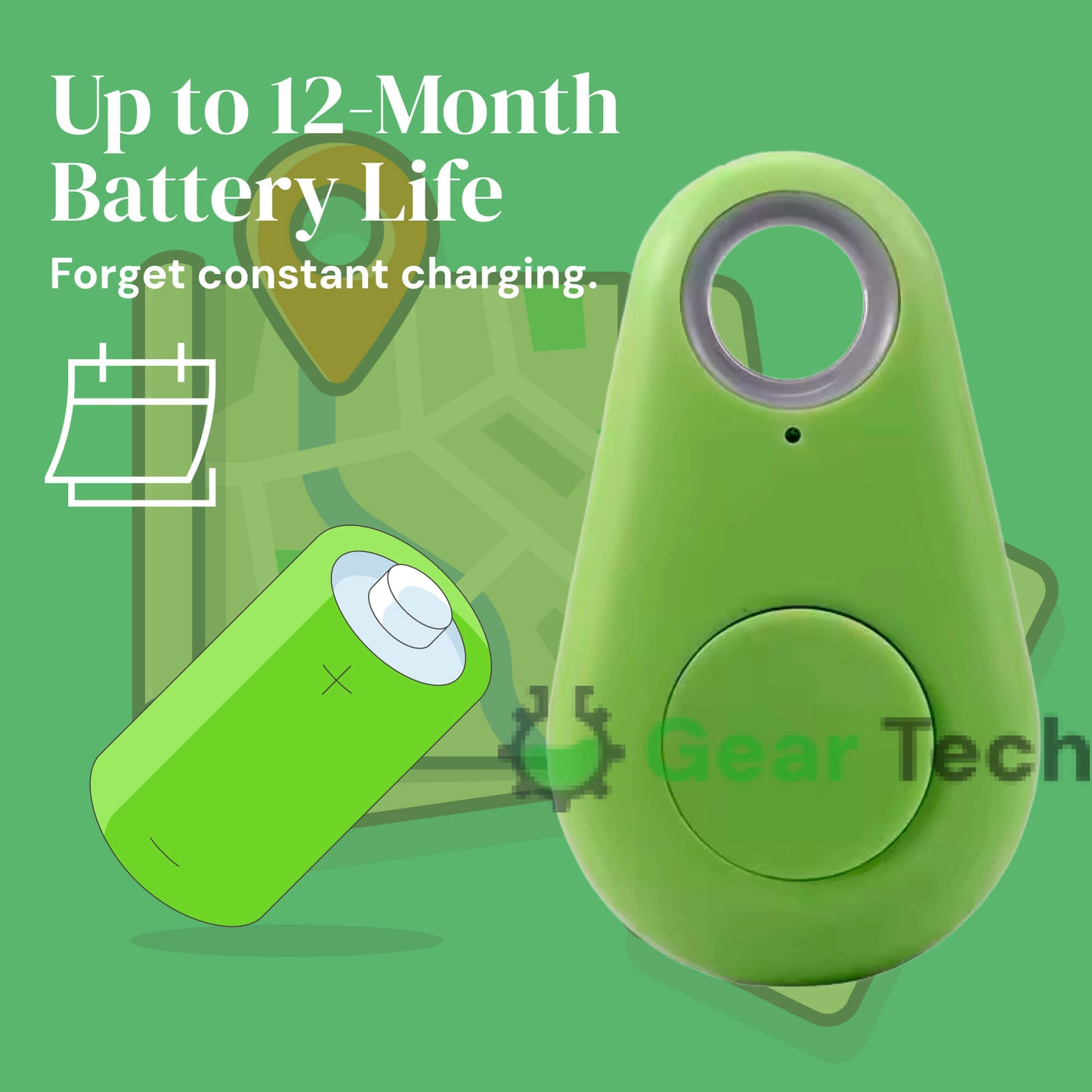 Durable Pet GPS Tracker with Extended Battery Duration