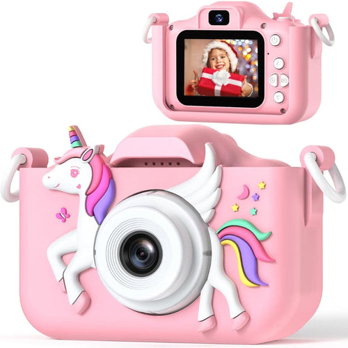 Children's 1080p Camera in Fun Pink Color