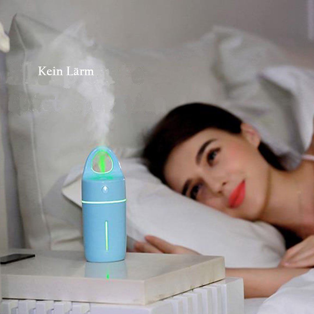 Compact USB Humidifier & Aroma Diffuser with Night Light