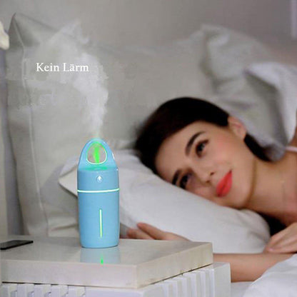 Compact USB Humidifier & Aroma Diffuser with Night Light