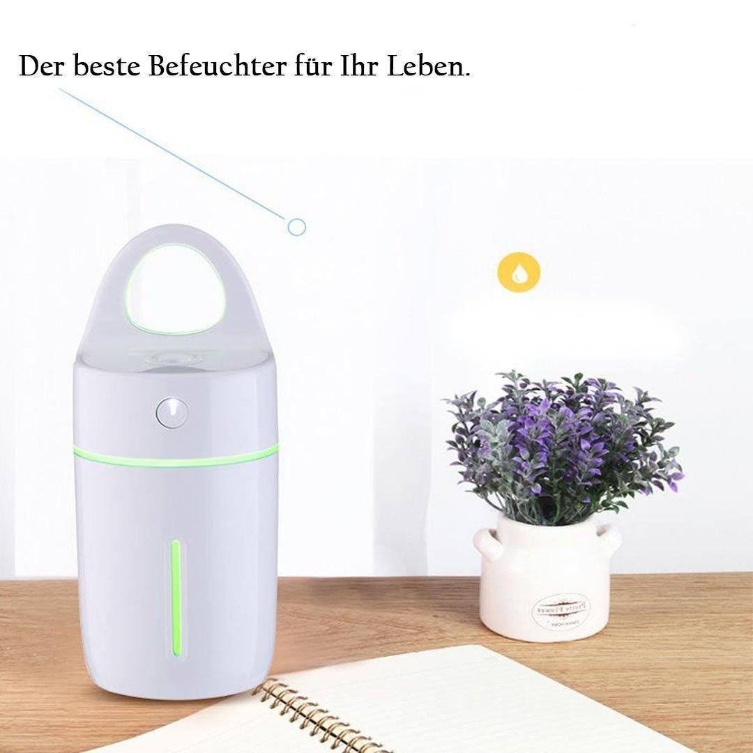 Compact USB Humidifier & Aroma Diffuser with Night Light