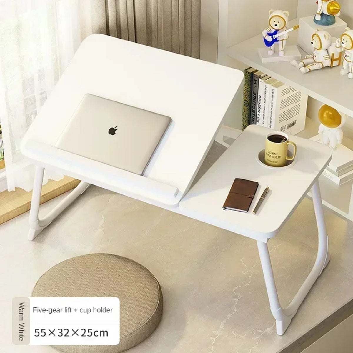 Adjustable Height Lap Desk for Use on Bed and Couch