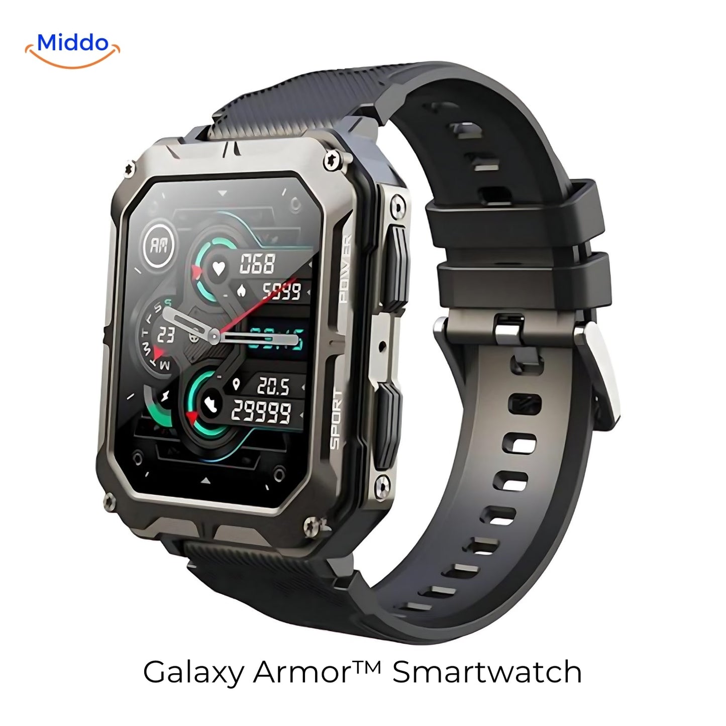 Durable Smartwatch for iOS & Android - Save Over €100