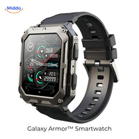 Galaxy Armor™ – Silicone – Black/Orange