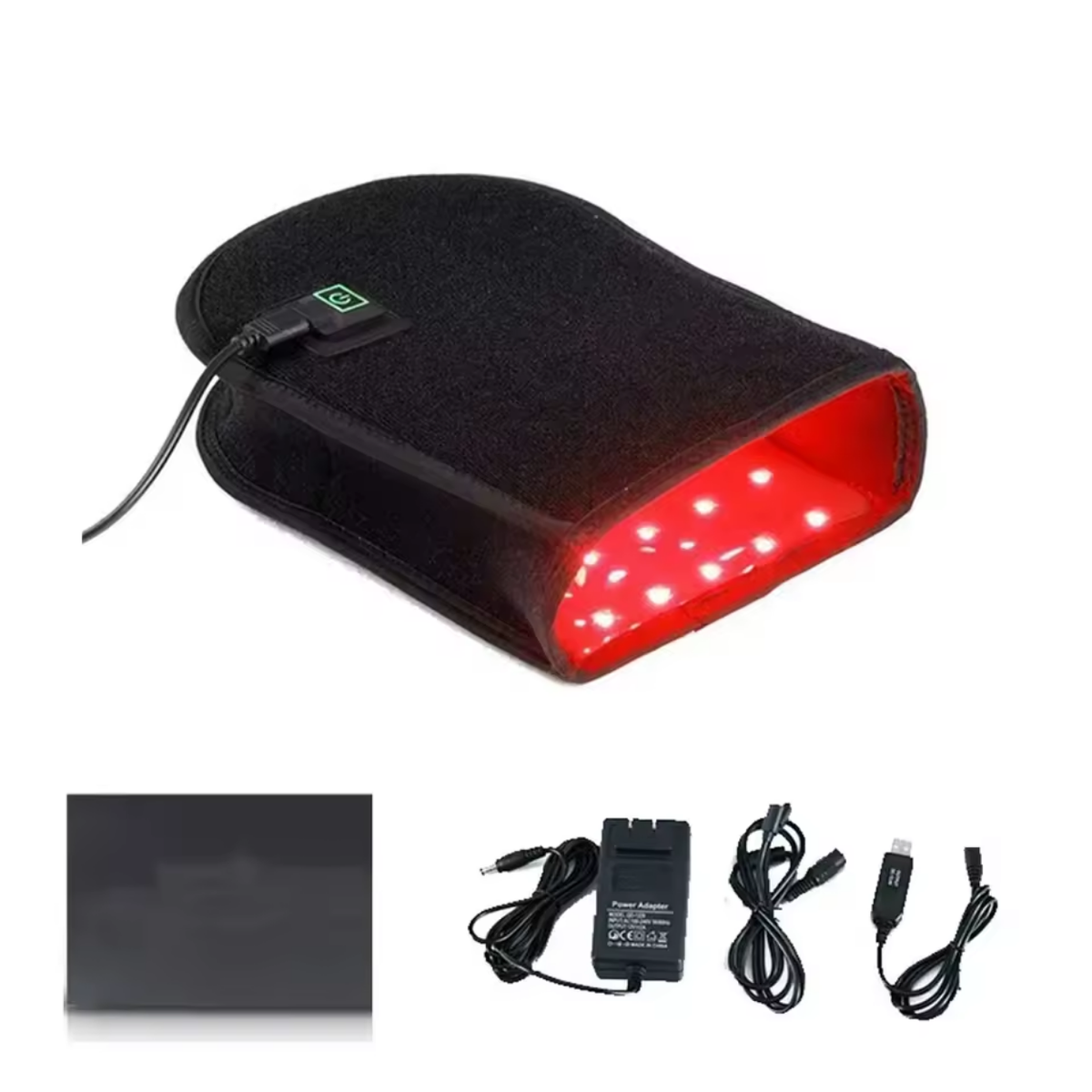 Infrared and Red LED Light Therapy Gloves for Heat Treatment