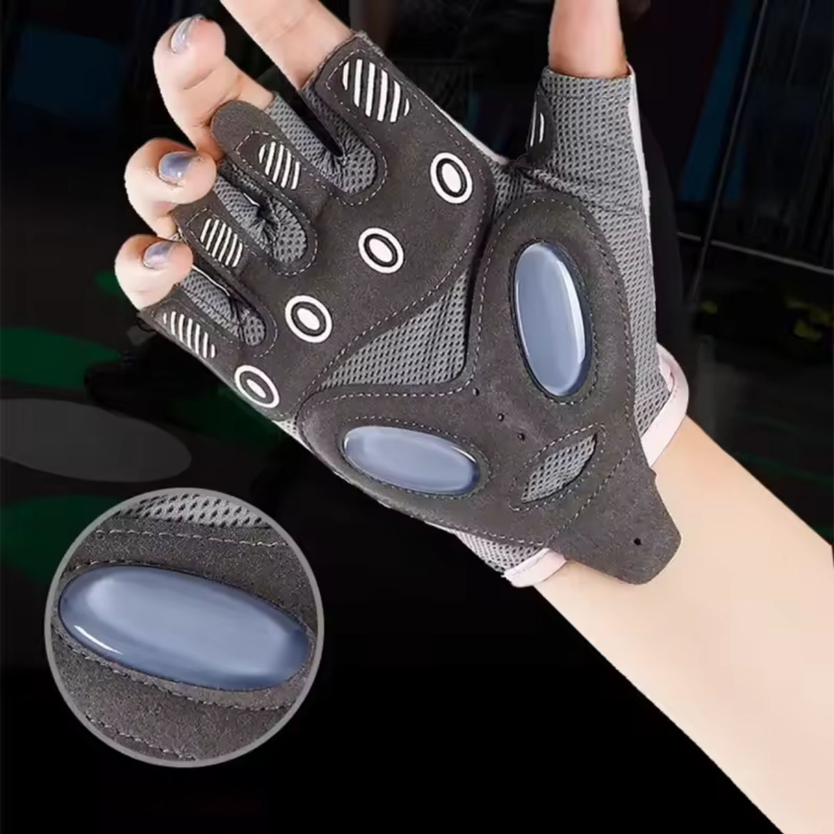 Breathable Weightlifting Gloves with Enhanced Grip for Sports