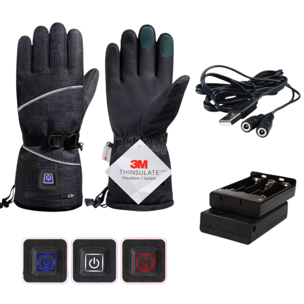 Rechargeable Heated Gloves for Adults