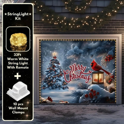 Cardinal Holiday Cover for Sophisticated Winter Decor