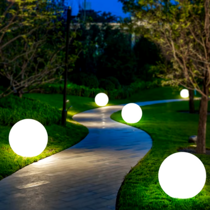 Waterproof Solar Garden Sphere Lights – RGB LED Outdoor Lamps