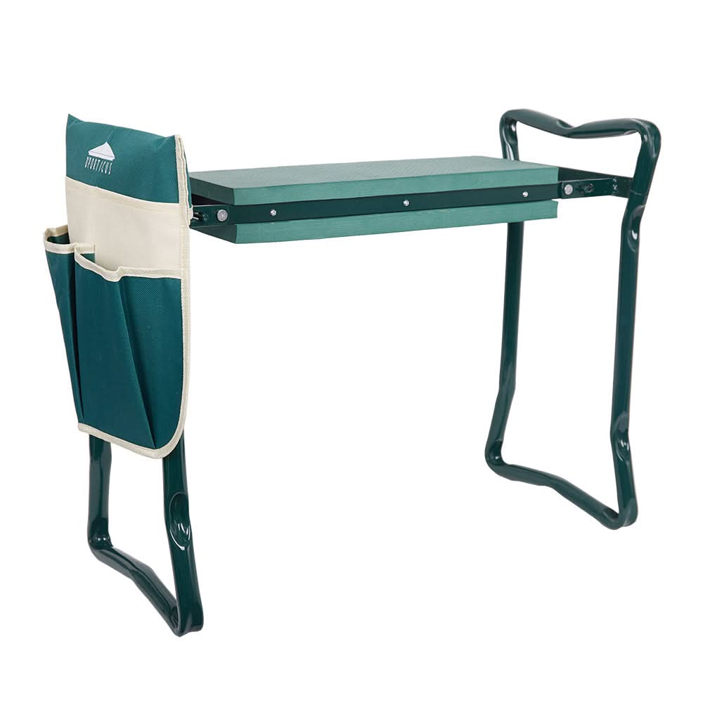 Garden Seat and Knee Pad Set with Storage Bag for Gardening Comfort