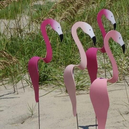 Whimsical Garden Flamingo Spinner | Decorative Wind Indicator