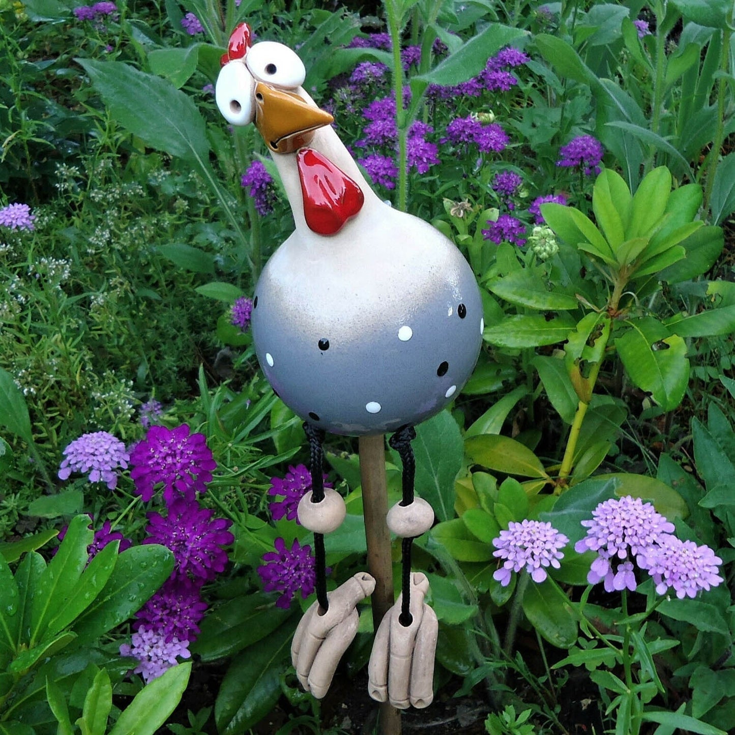 Charming Garden Rooster Sculpture for Outdoor Decor