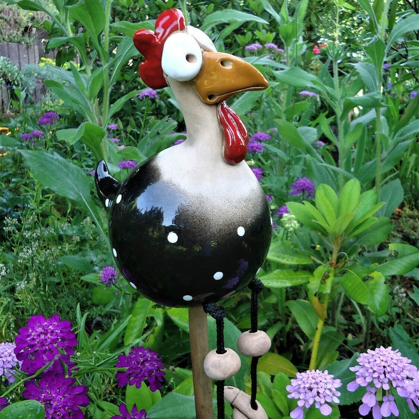 Charming Garden Rooster Sculpture for Outdoor Decor