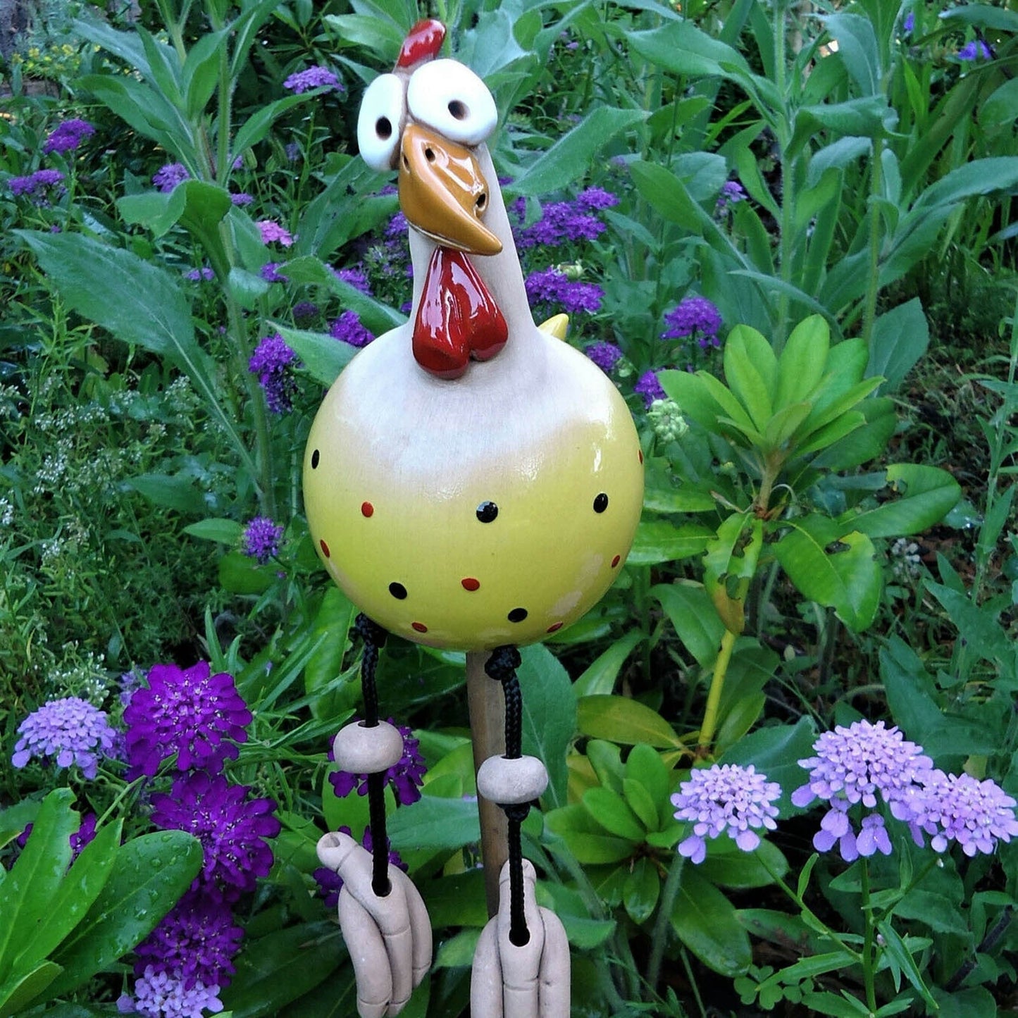 Charming Garden Rooster Sculpture for Outdoor Decor