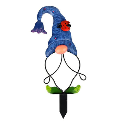 Colorful Metal Garden Gnomes for Year-Round Charm