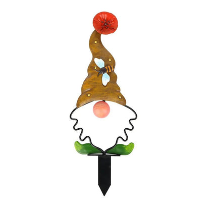 Colorful Metal Garden Gnomes for Year-Round Charm