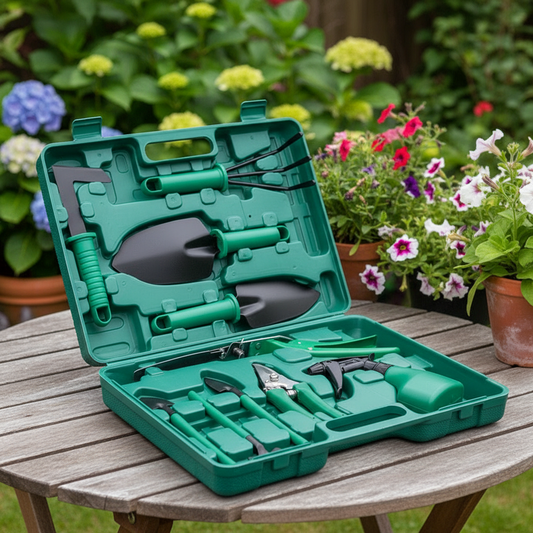 Essential Gardening Tool Kit | 10 Durable Tools in One Case